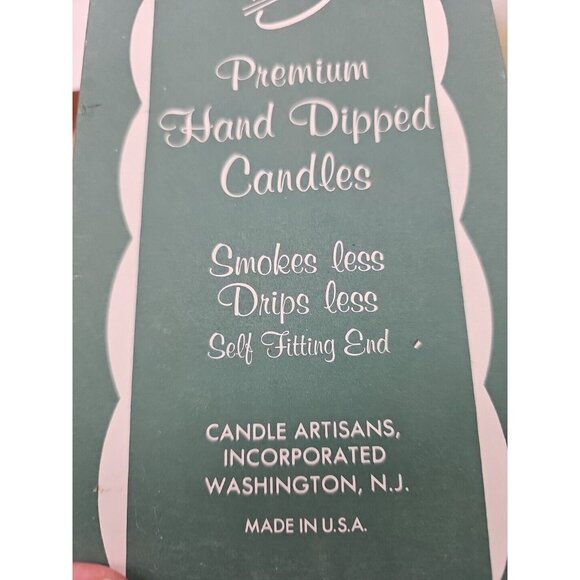 Patrician Taper Candles 12 Inch Bayberry Oarnge 17 Candles Total New - Picture 10 of 10